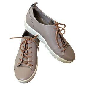 ECCO Soft 8 Luxe leather Sneaker Dri-tan 6